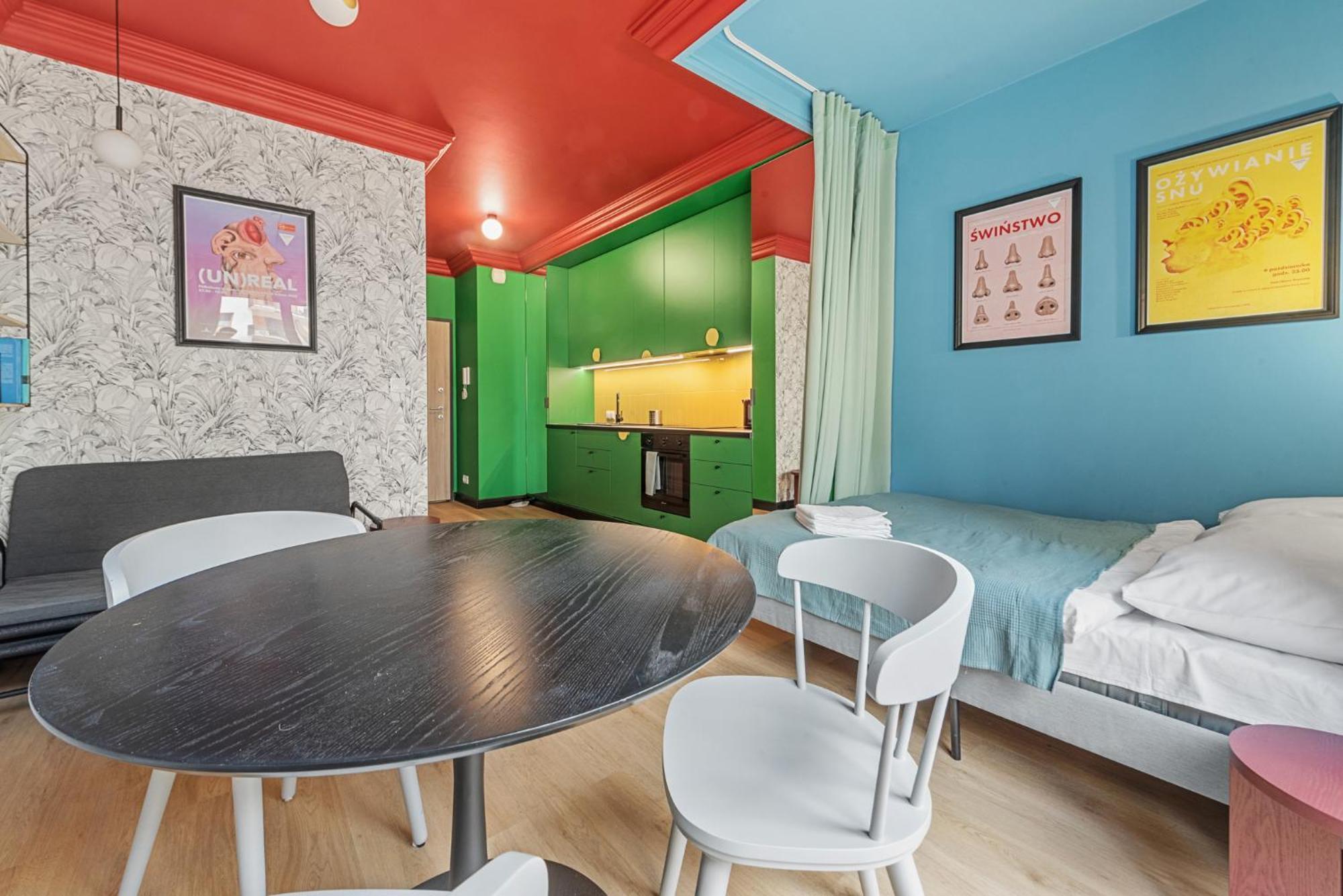Apartamento Colorful Apt Close To The Center Great Location Varsovia Exterior foto