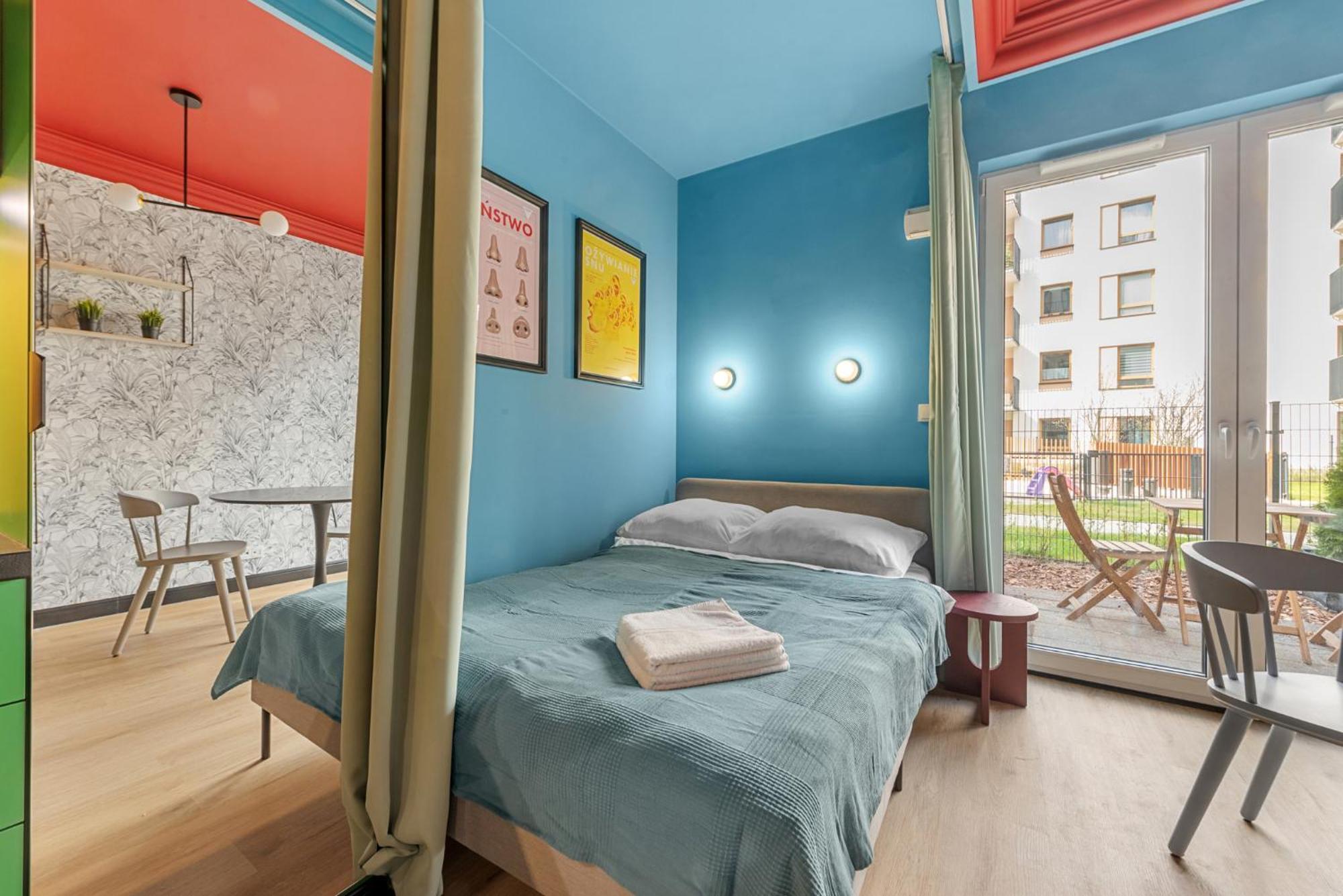 Apartamento Colorful Apt Close To The Center Great Location Varsovia Exterior foto