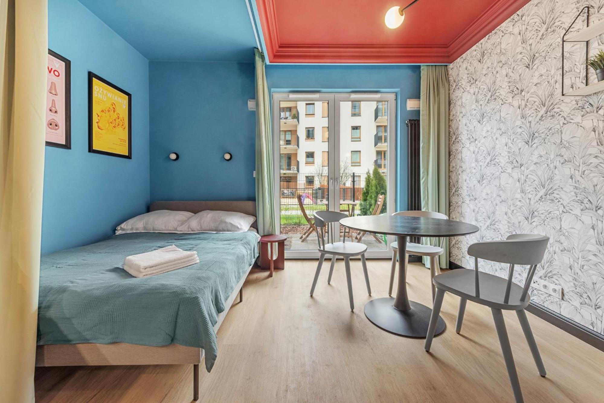 Apartamento Colorful Apt Close To The Center Great Location Varsovia Exterior foto